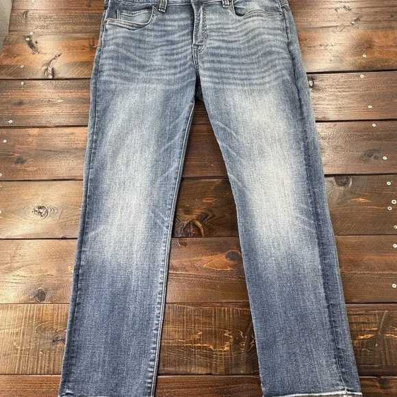 Buffalo David Bitton Ash-X Slim Stretch Straight Zip Acid Wash 36X30 (Real 39") - Picture 2 of 14